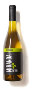 Photo of a bottle of Miranda Vineyard's Chardonnay